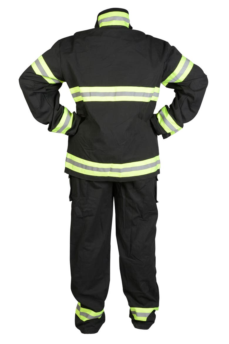 Firefighter Suit, Alternate, color, Black