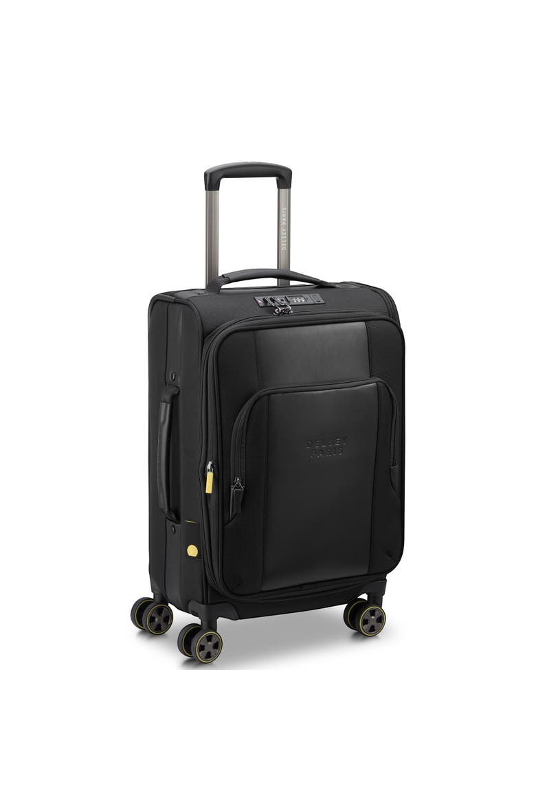 Wagram 2 Piece Set - 20" Carry-On Spinner & 15.6" Laptop Backpack, Alternate, color, Black