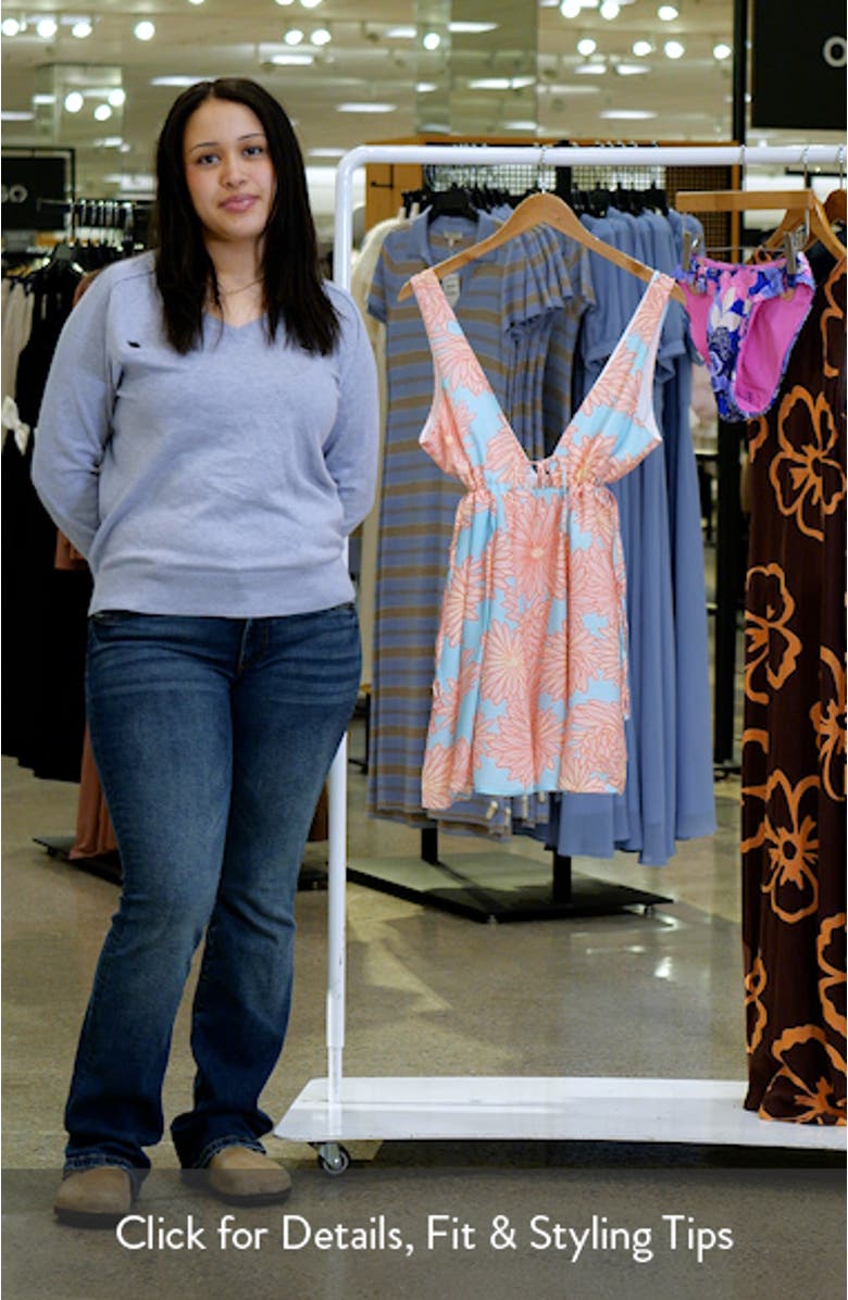 Nova Tropical Bloom Cover-Up Dress, sales video thumbnail