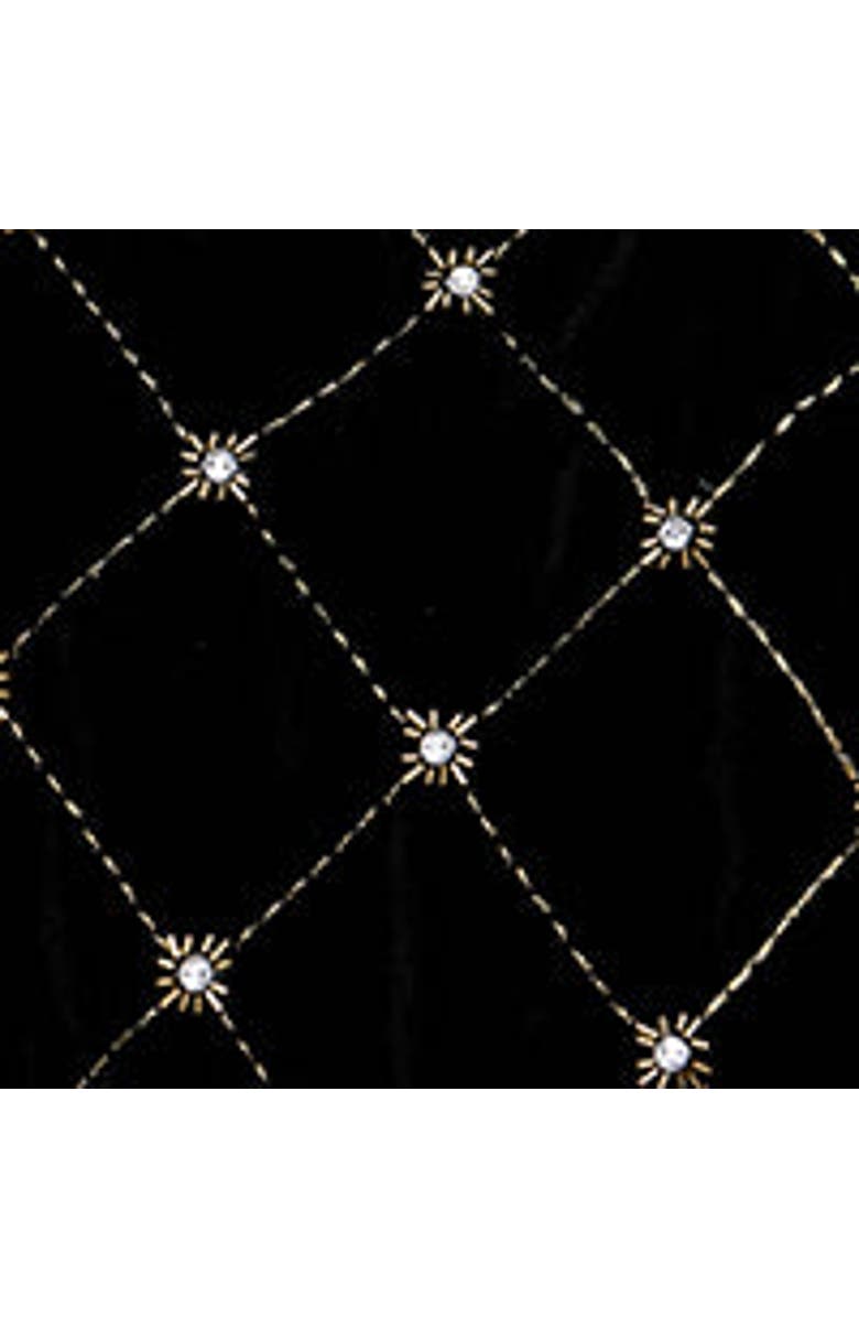 Lily and Lionel London Chiva Beaded Velvet Top, Alternate, color, Black