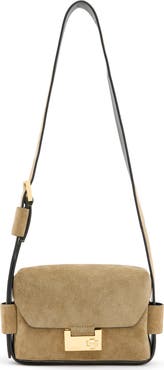 AllSaints Frankie Suede Crossbody Belt Bag