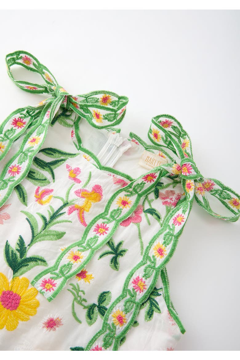 Kaylee Cotton Embroidered Mini Dress, Alternate, color, Floral