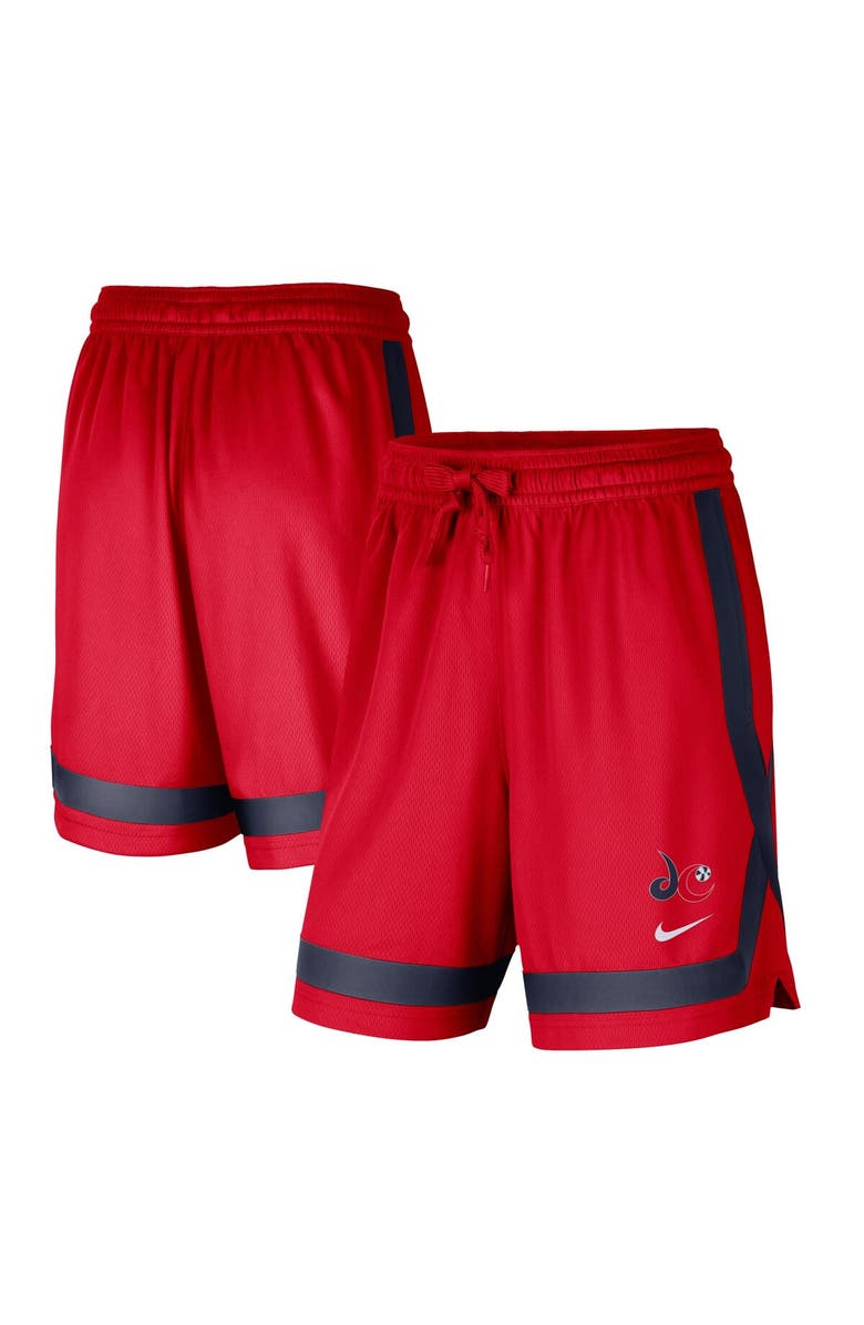 Nike Women's Nike Red Washington Mystics Practice Shorts, Main, color, 