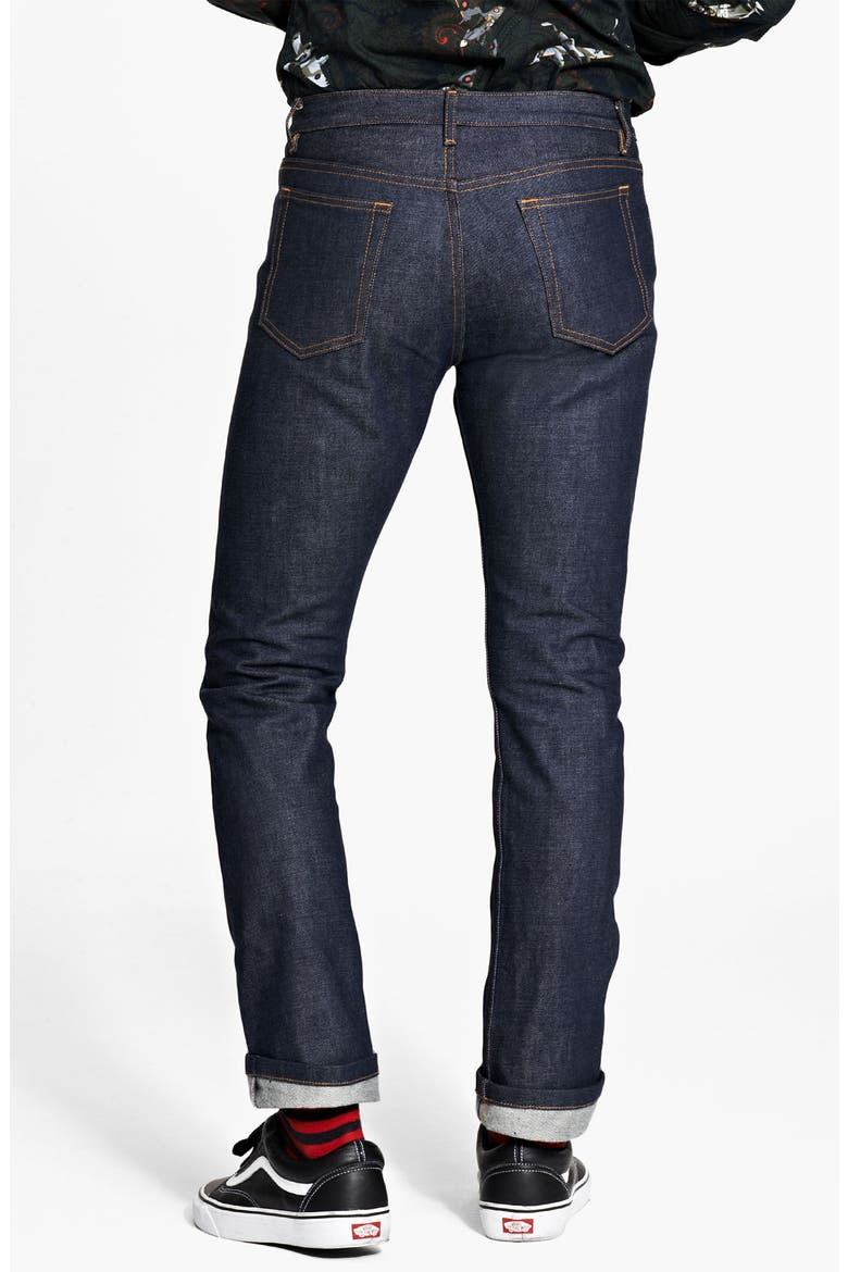 'New Cure' Slim Leg Jeans, Alternate, color, BLUE