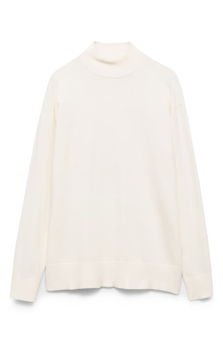 MANGO Perkins Mock Neck Sweater, Alternate, color, 