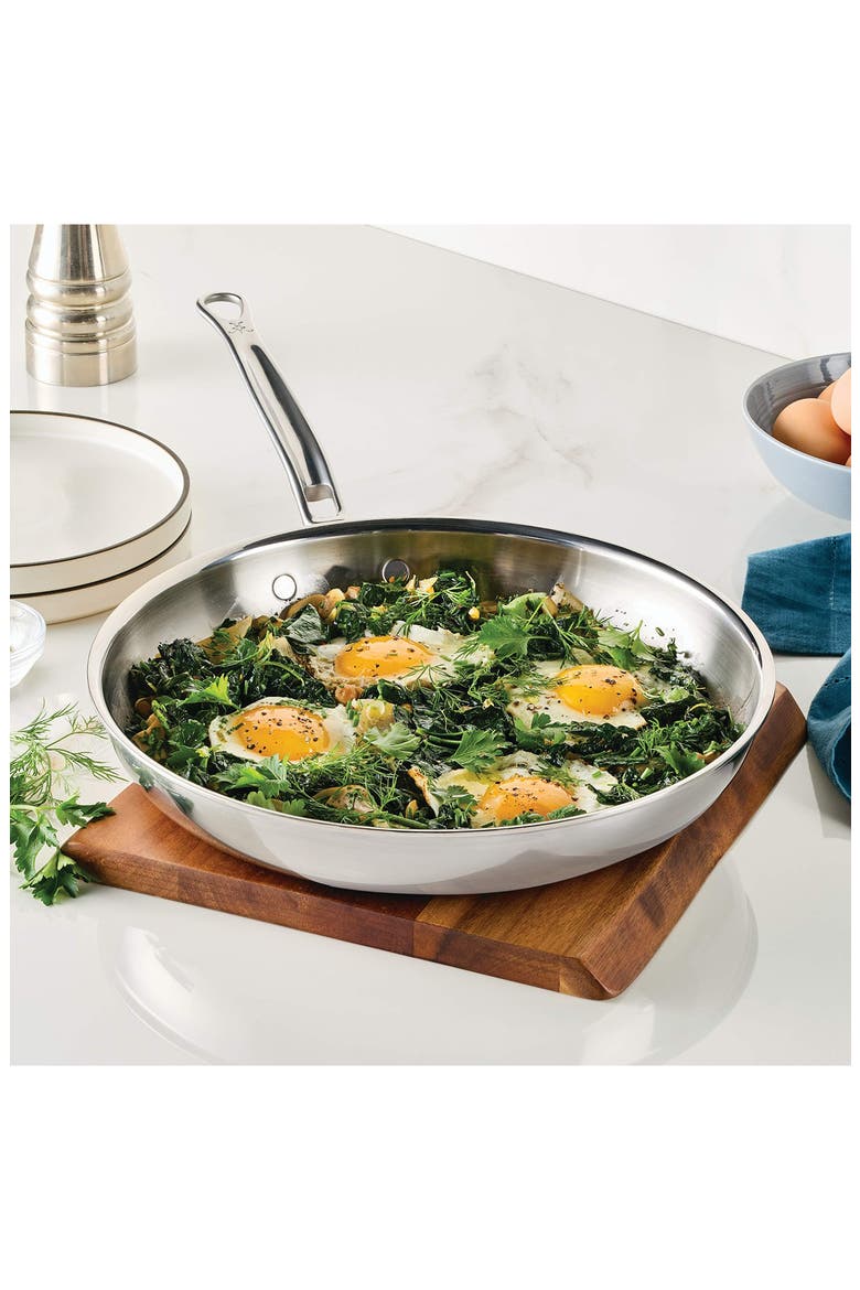 ProBond® Luxe Professional Clad Stainless Steel 11-Inch Skillet, Alternate, color, NO COLOR