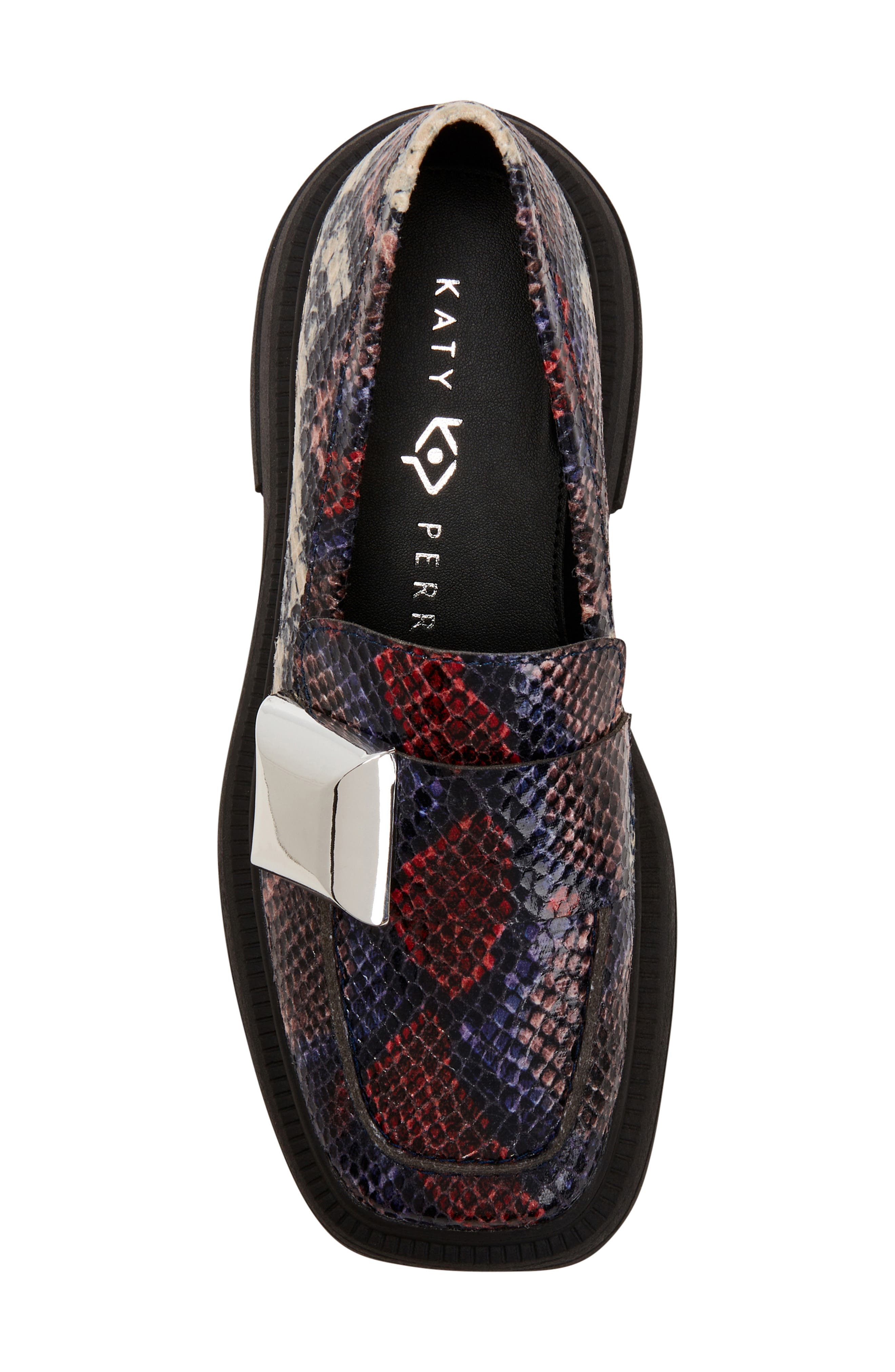 The Geli Combat Loafer, Alternate, color, RED MULTI