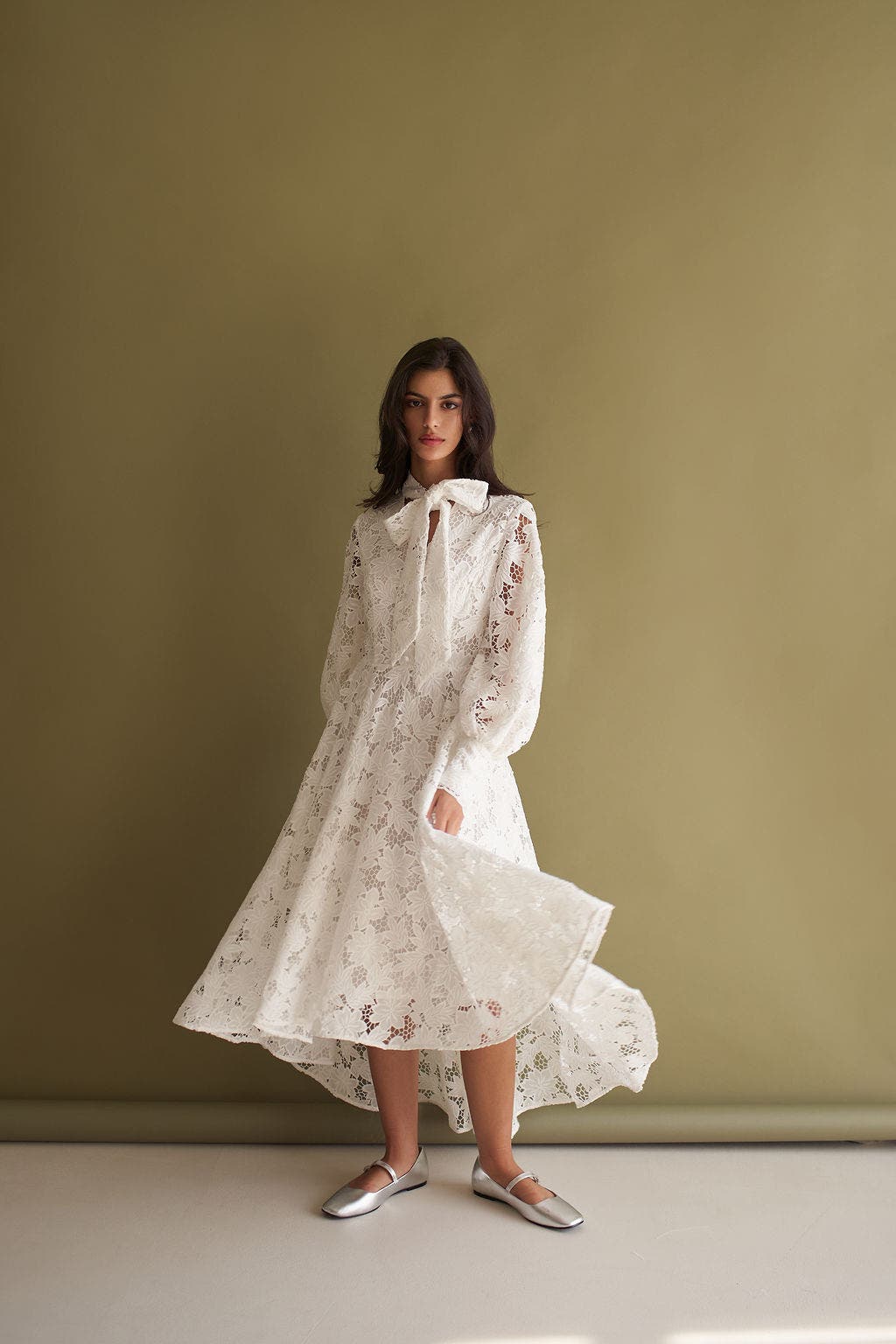 Mirabel Lace Midi Dress - image 2