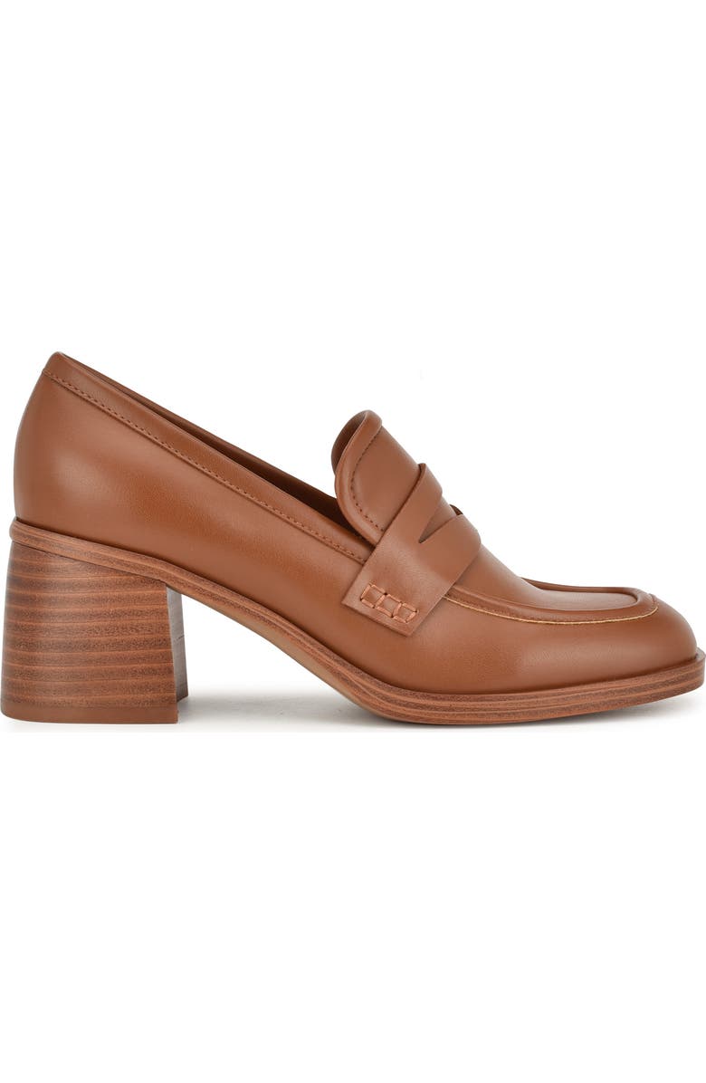Nine West Avalia Penny Loafer Pump, Alternate, color, Darknatural01