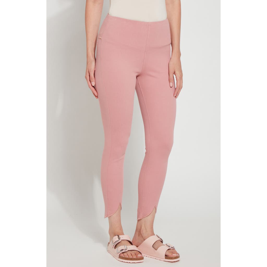 Lyssé Lynette Tulip Hem Denim W Pocket In Pinkclay