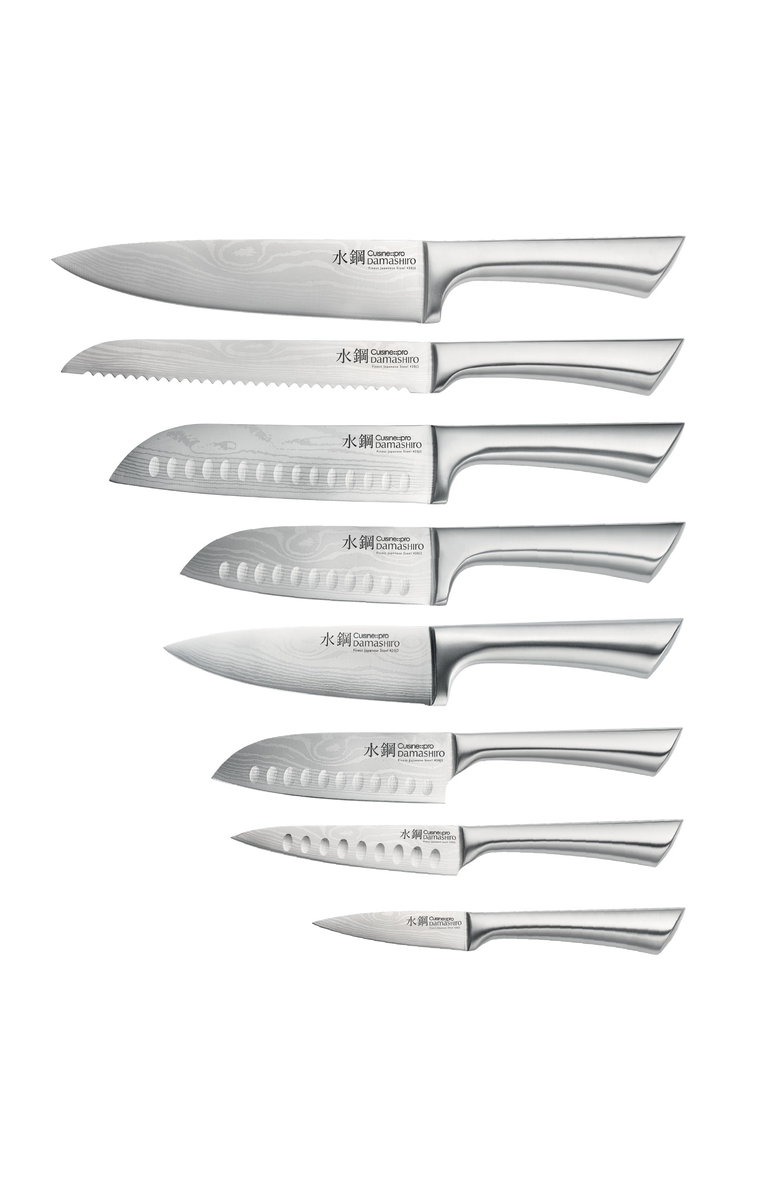 Cuisine::pro<sup>®</sup> Damashiro<sup>®</sup> 9-Piece Okada Knife Block, Alternate, color, Silver