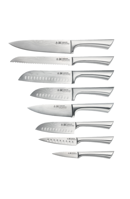 Cuisine::pro ® Damashiro® 9-piece Okada Knife Block In Silver