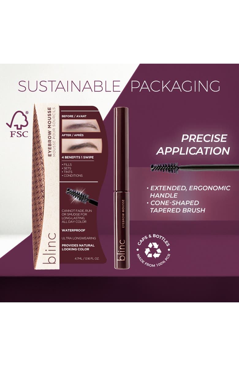 BLINC Eyebrow Mousse, Alternate, color, Dark Brunette