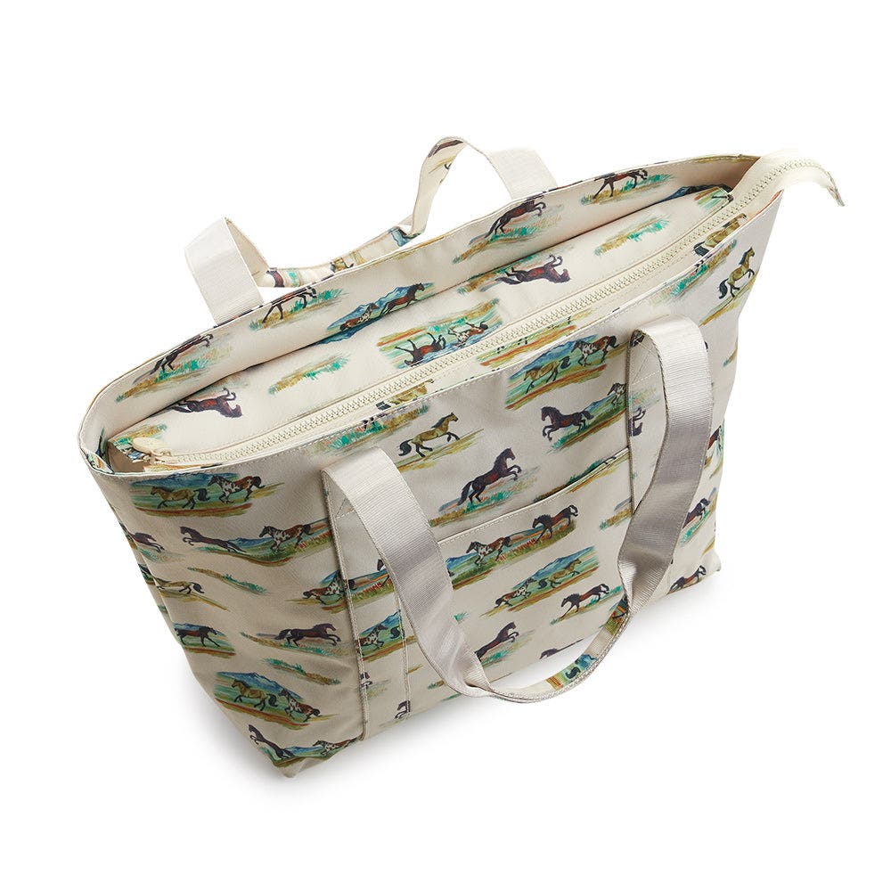 TRVL Design Wild Horses XL Tote, Alternate, color, 