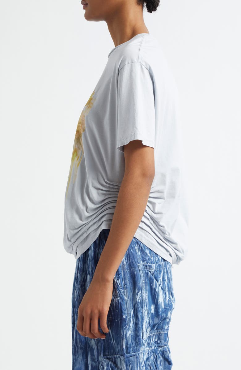 Collina Strada Katina Duo Storm Flower Drip Organic Cotton Graphic T-Shirt, Alternate, color, Storm Flower Drip