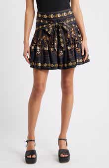 Garden Silhouette Miniskirt