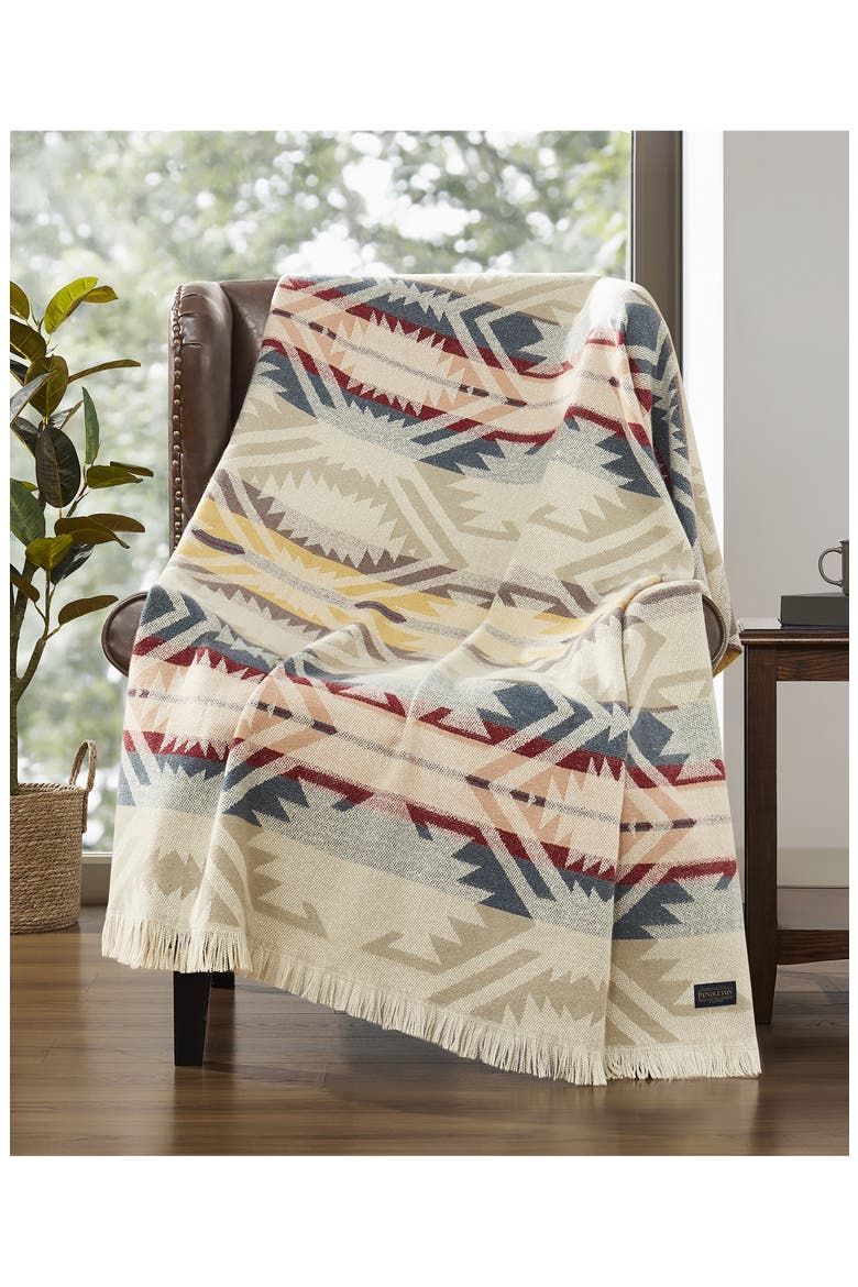 White Sands Throw Blanket, Alternate, color, IVORY