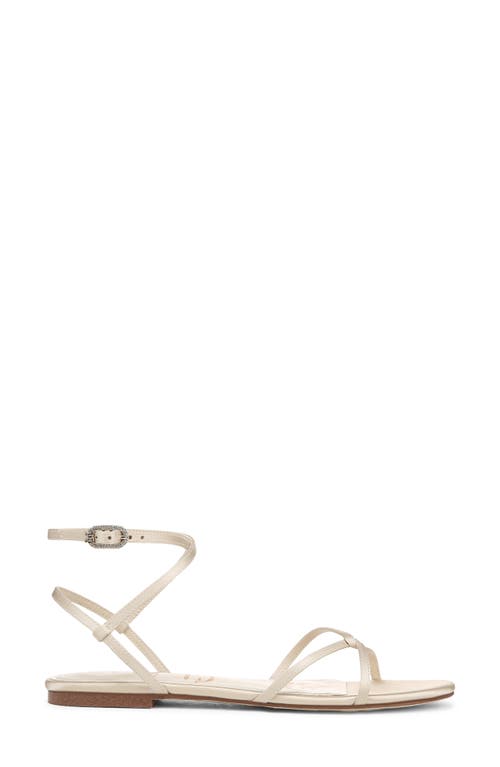 Sam Edelman Ellina Ankle Strap Sandal In Modern Ivory