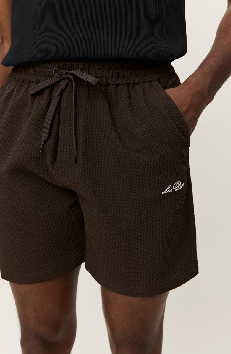 Les Deux Stan Seersucker Swim Shorts, Alternate, color, Delicioso