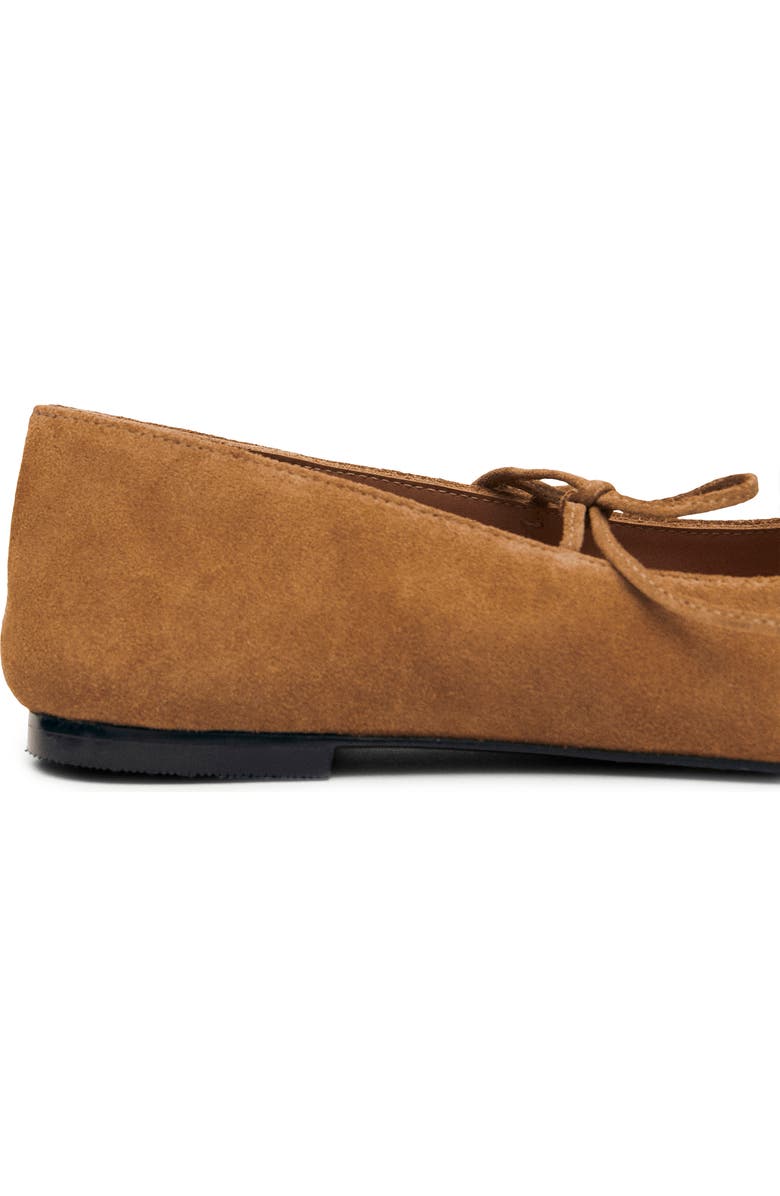 ALOHAS Sway Square Toe Ballet Flat, Alternate, color, Tan
