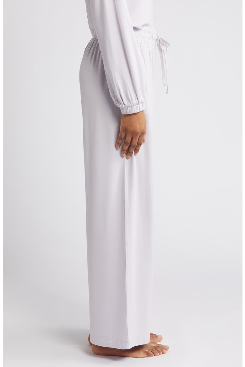 Tie Waist Wide Leg Pants, Alternate, color, PURPLE PUFF