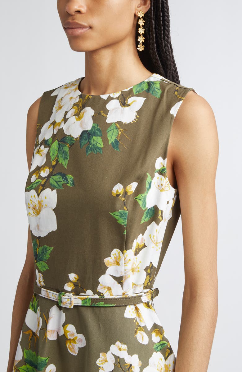 Oscar de la Renta Cherry Blossom Linear Drop Earrings, Alternate, color, Yellow