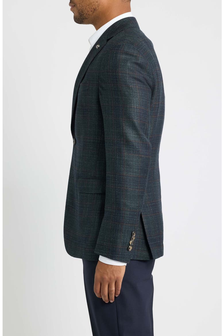 McAllen Wool & Silk Sport Coat, Alternate, color, DARK OLIVE