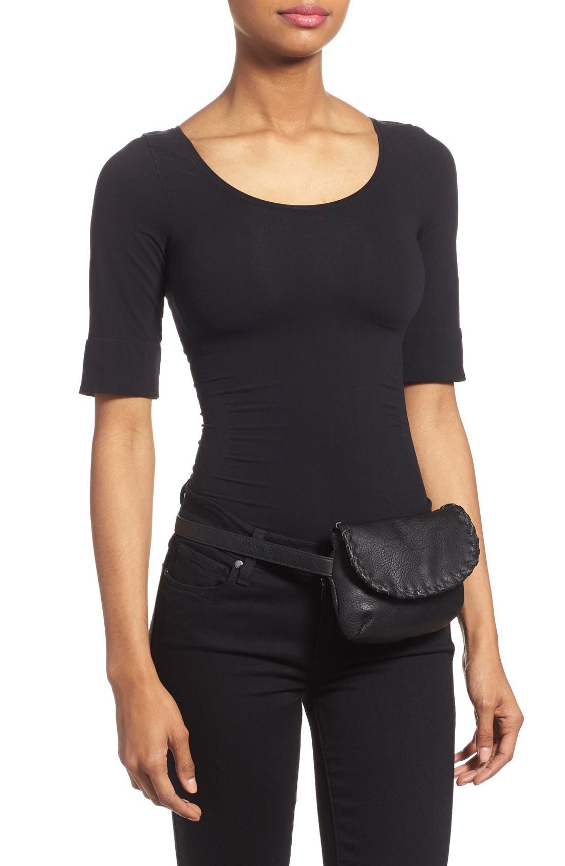 BP. Flap Pouch Belt Bag, Alternate, color, 