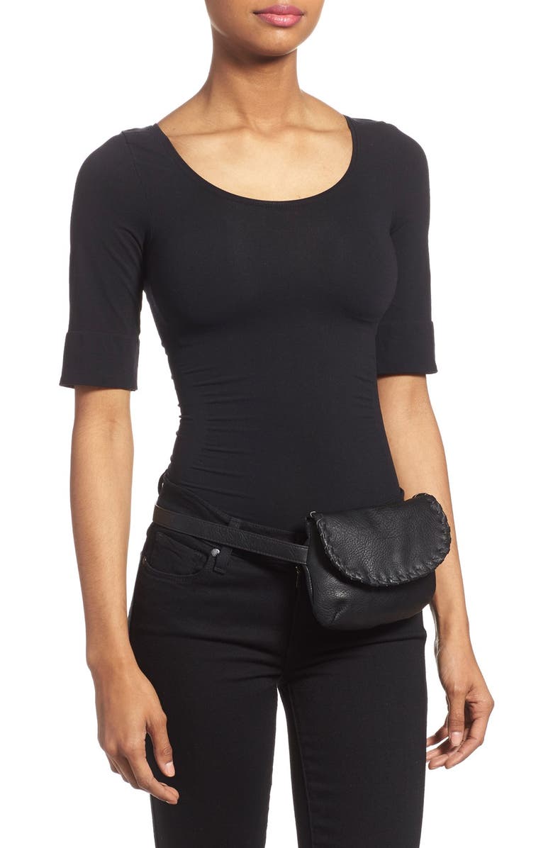 BP. Flap Pouch Belt Bag, Alternate, color,