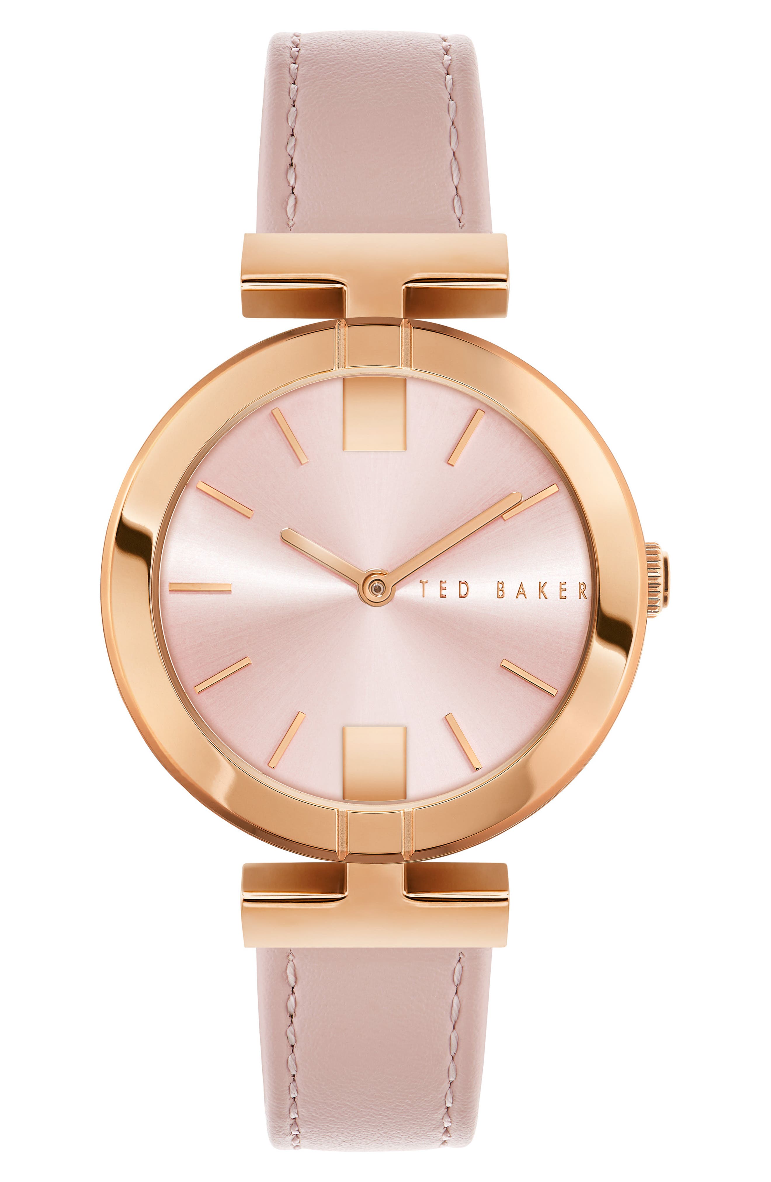 Ted Baker London Darbey 2H Leather Strap Watch, 36mm