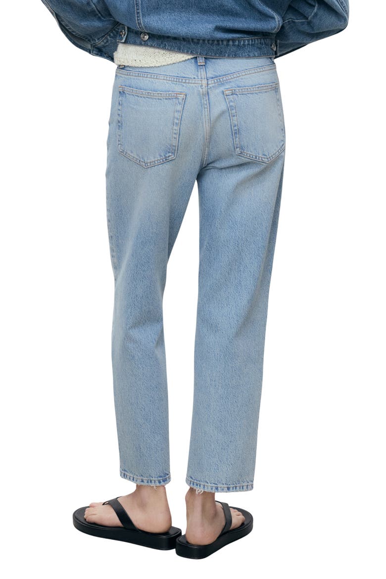 Straight Leg Jeans, Alternate, color, MEDIUM BLUE