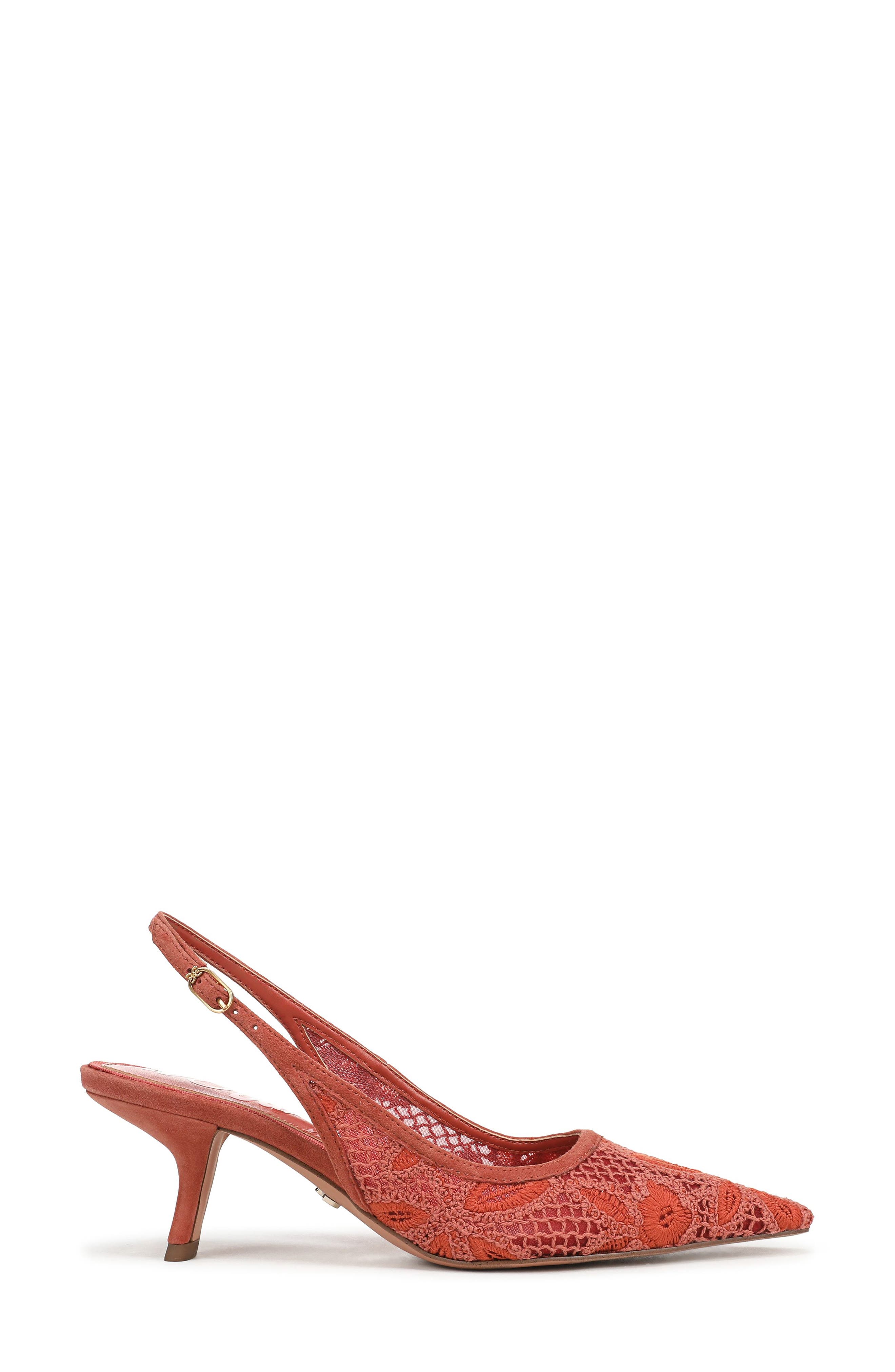 Sam Edelman Bianka Slingback Pump, Alternate, color, Coral Clay