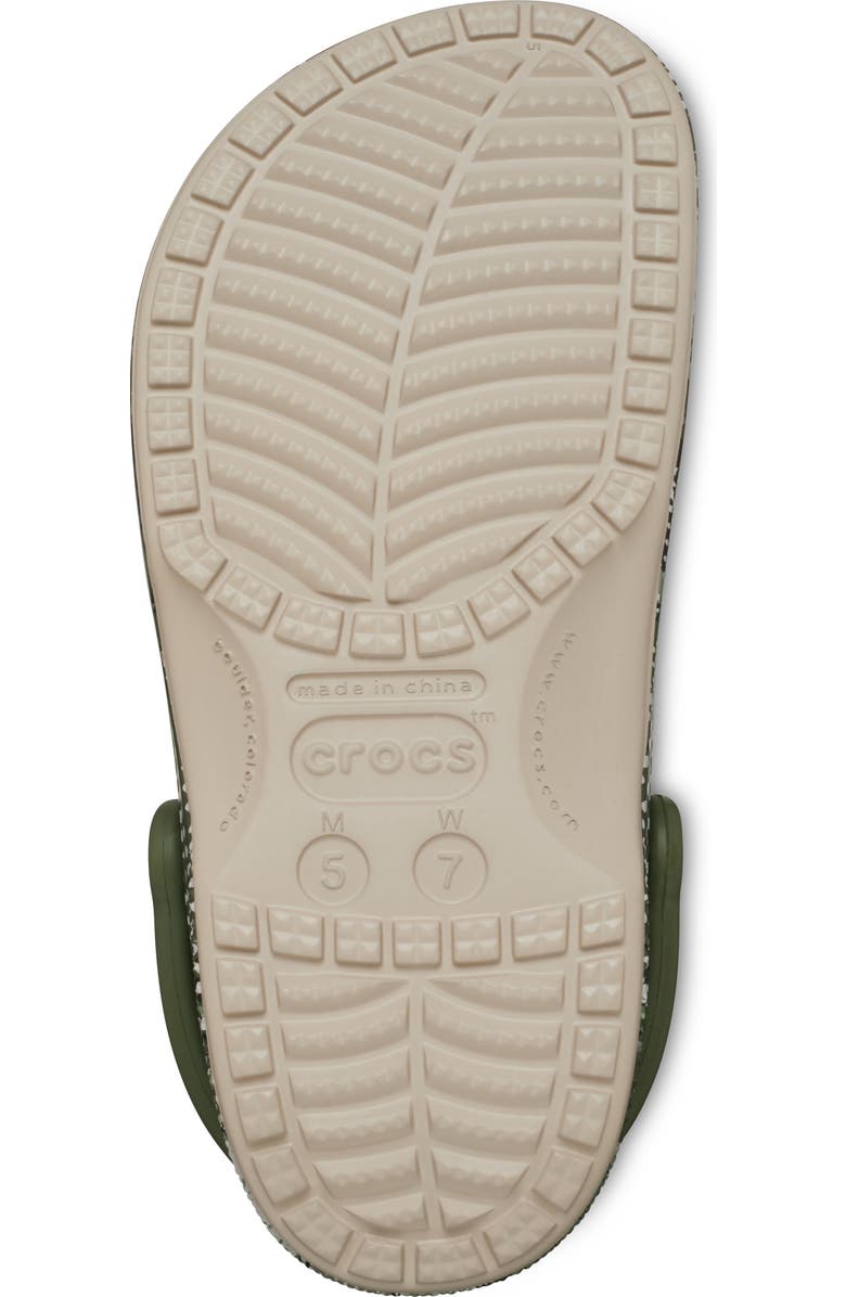 CROCS Baya Print Clog, Alternate, color, Cobblestone