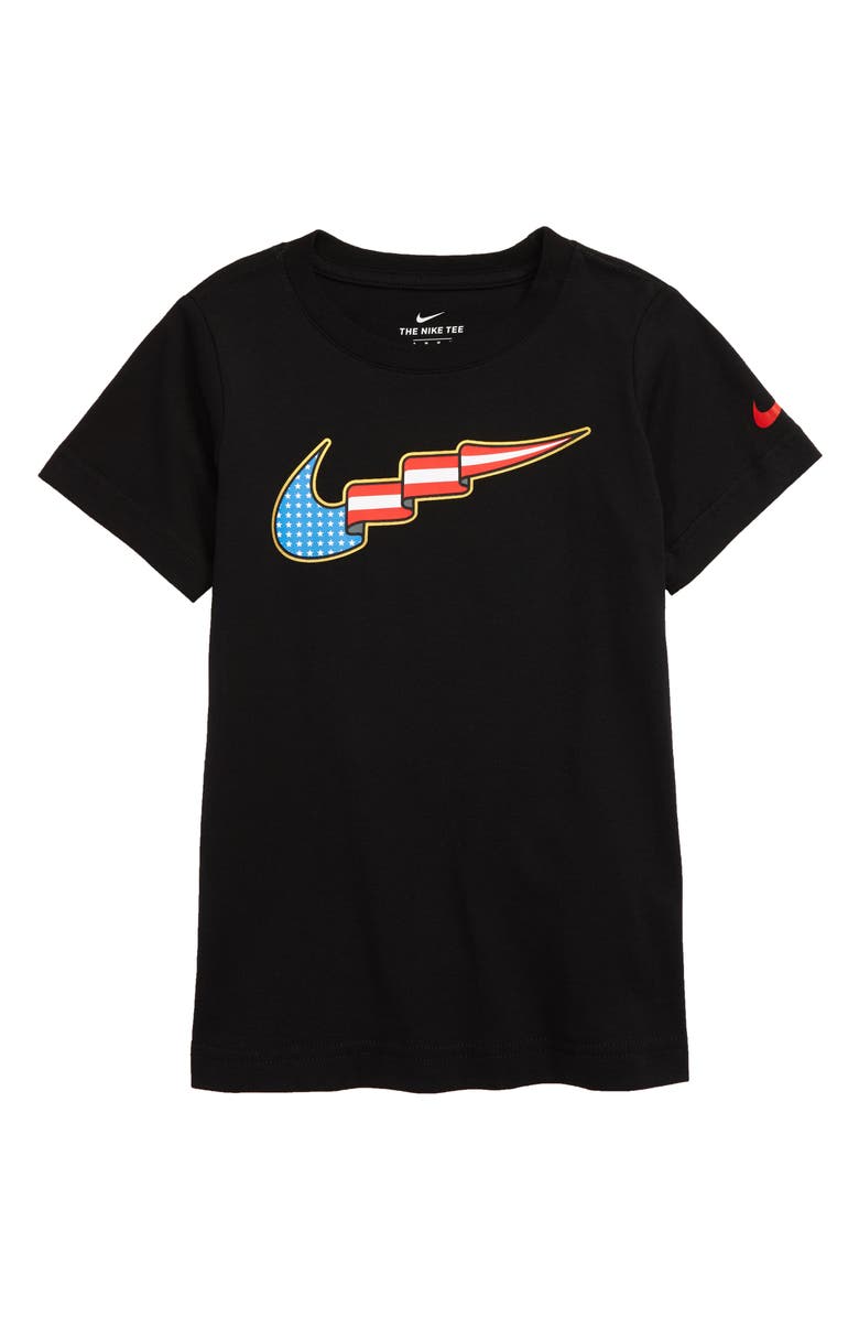 Nike Kids' Americana Swoosh Flag Graphic Tee, Main, color, 