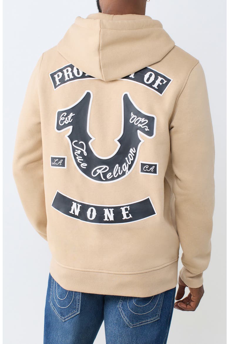Property of None Graphic Full Zip Hoodie, Alternate, color, TRAVERTINE