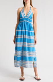 lemlem Gete Hand Woven Cotton Cover-Up Dress