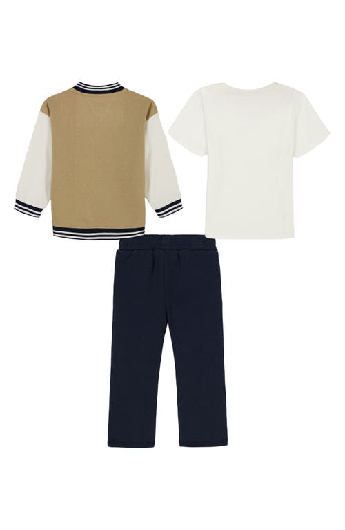 Tommy Hilfiger Baby Boys 3-piece Bodysuit, Jacket And Pants Set In Multi