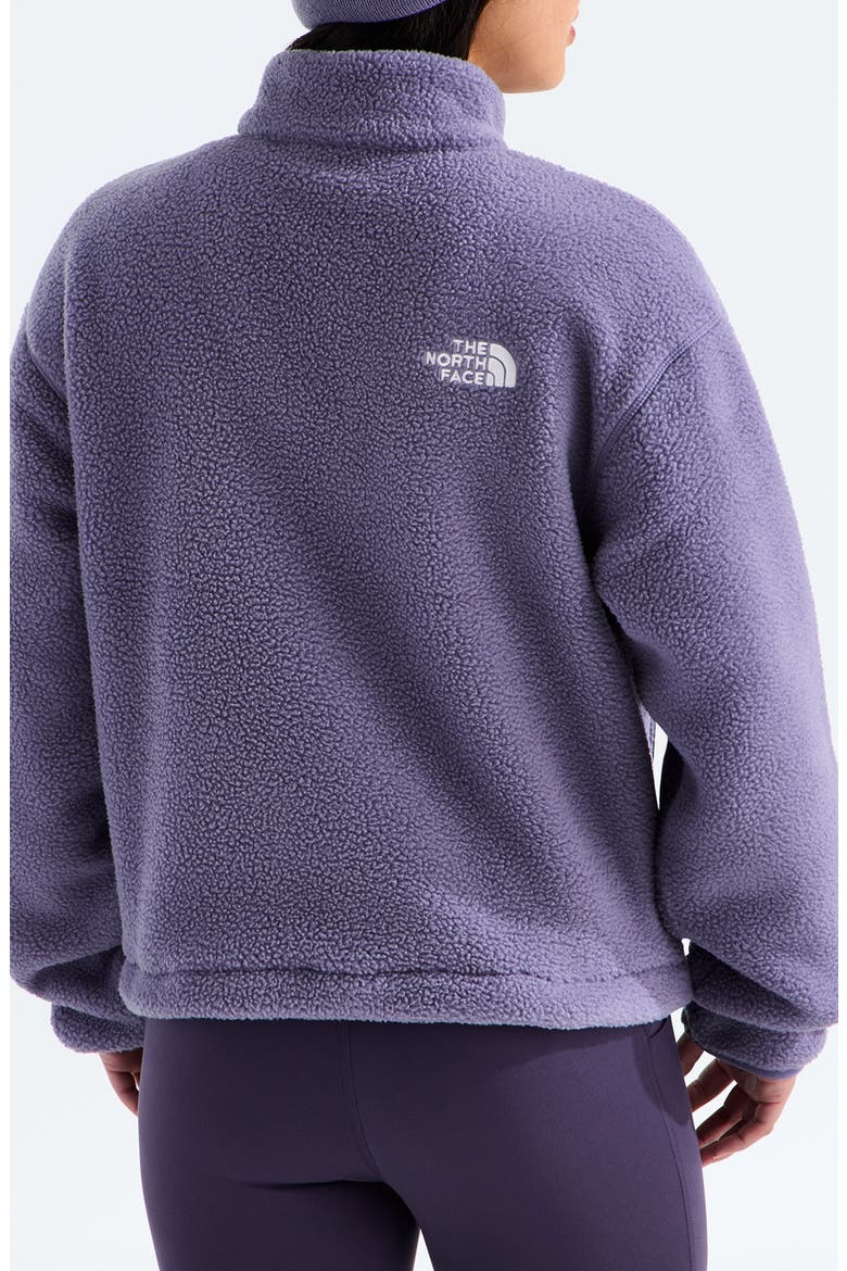 Fleeski High Pile Fleece Full Zip Jacket, Alternate, color, GROUNDED PLUM