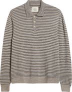 ALEX CRANE Anchor Merino Wool Polo Sweater
