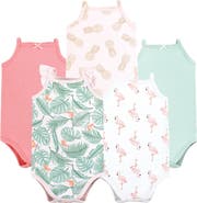 Hudson Baby Soft Cotton Sleeveless Bodysuit