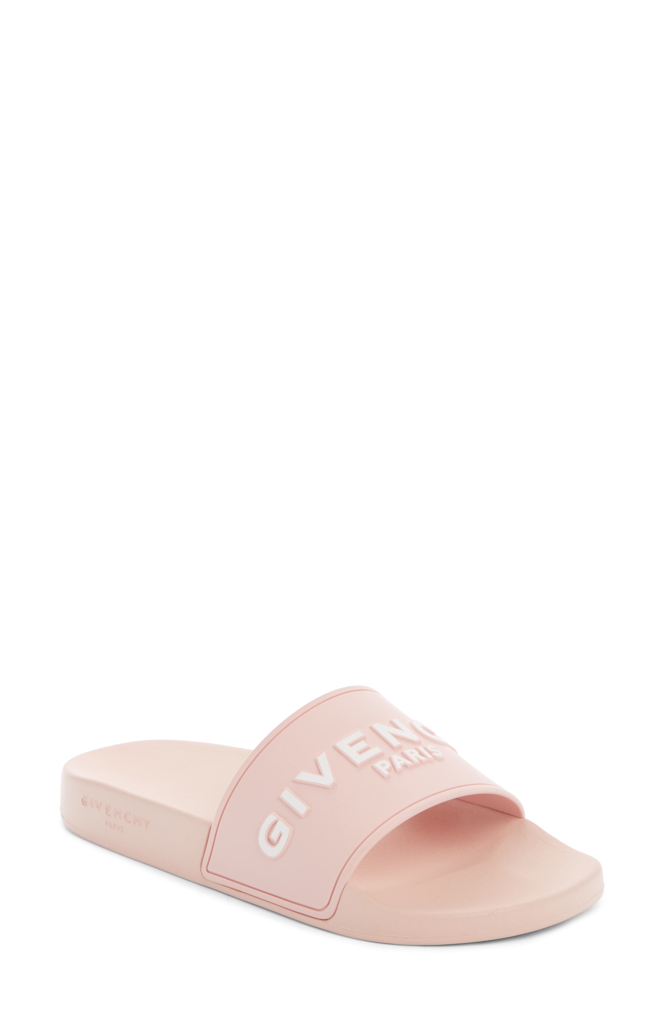 Paris Logo Sport Slide, Main, color, NUDE/ PINK