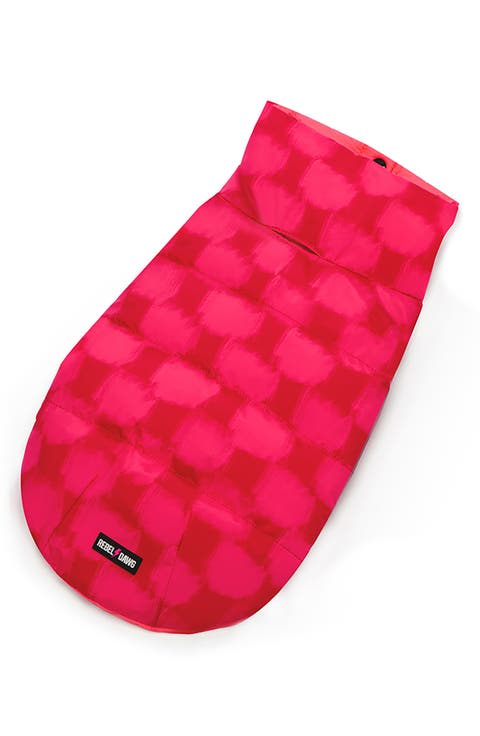 Reversible Dog Puffer Coat