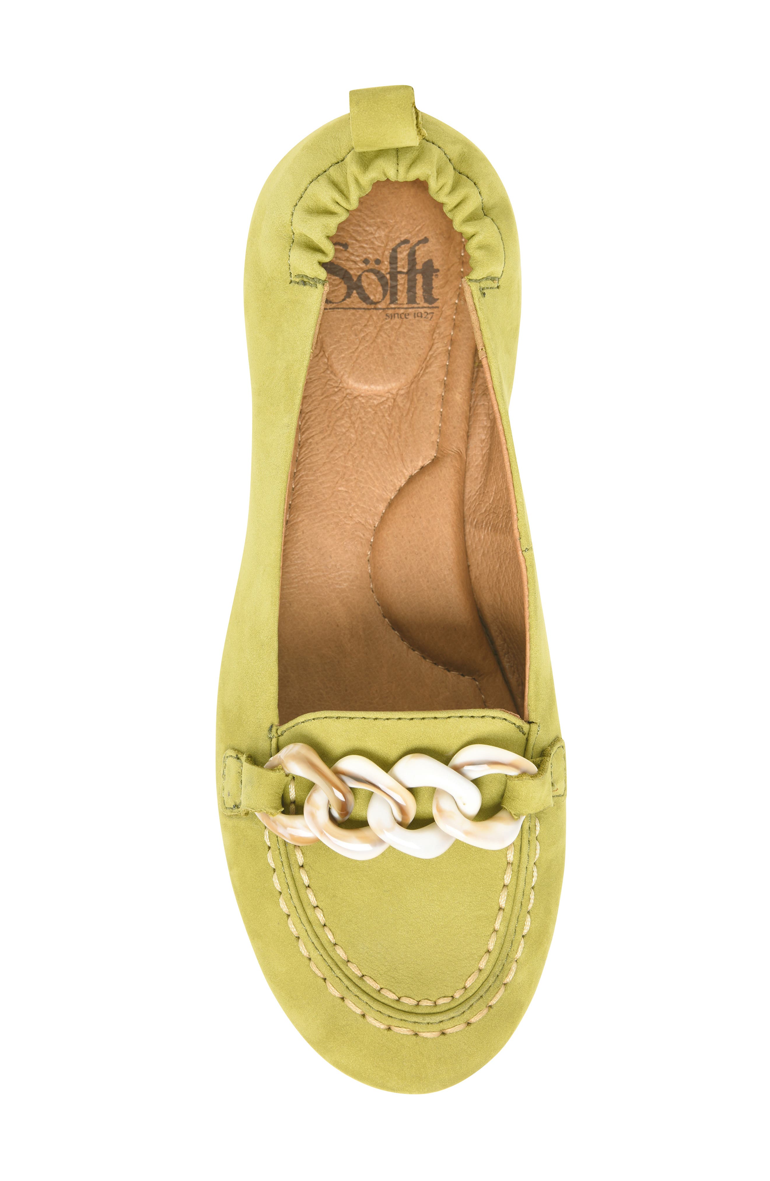 Söfft Kadyn Chain Loafer, Alternate, color, Pear