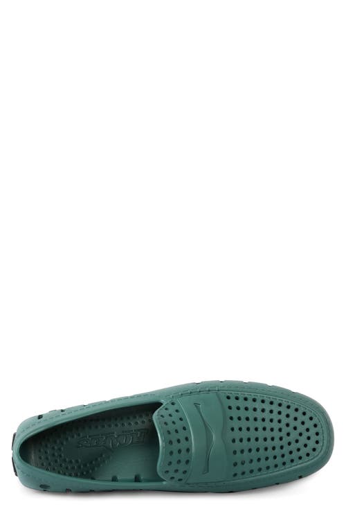Floafers Country Club Molded Driver Loafer In Green