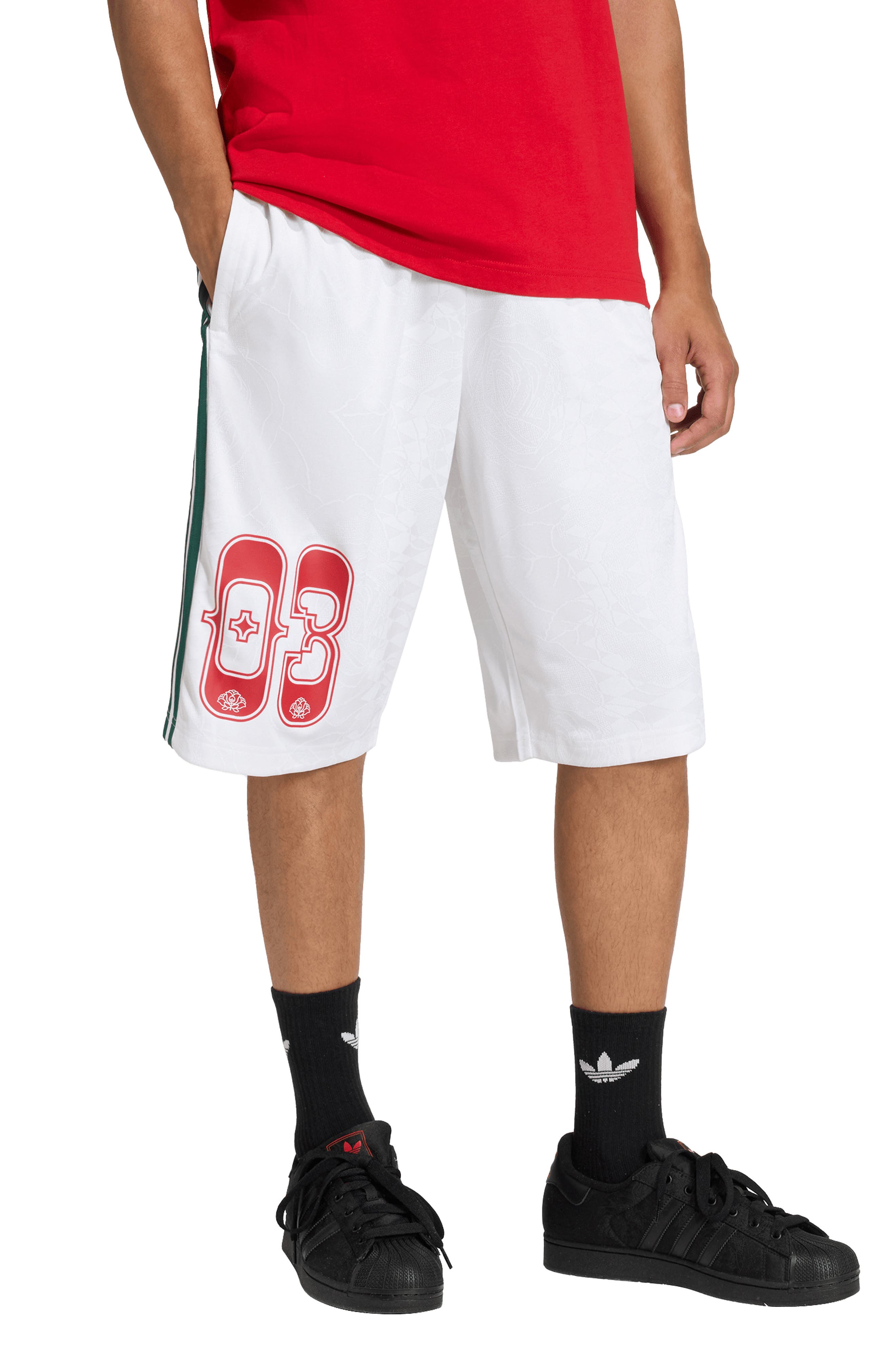 selected WHITE/ COLLEGIATE GREEN/