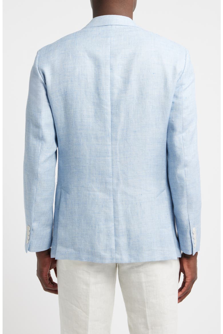 Henrik Trim Fit Light Blue Slub Linen & Wool Sport Coat, Alternate, color, LIGHT BLUE SILVA TEXTURE