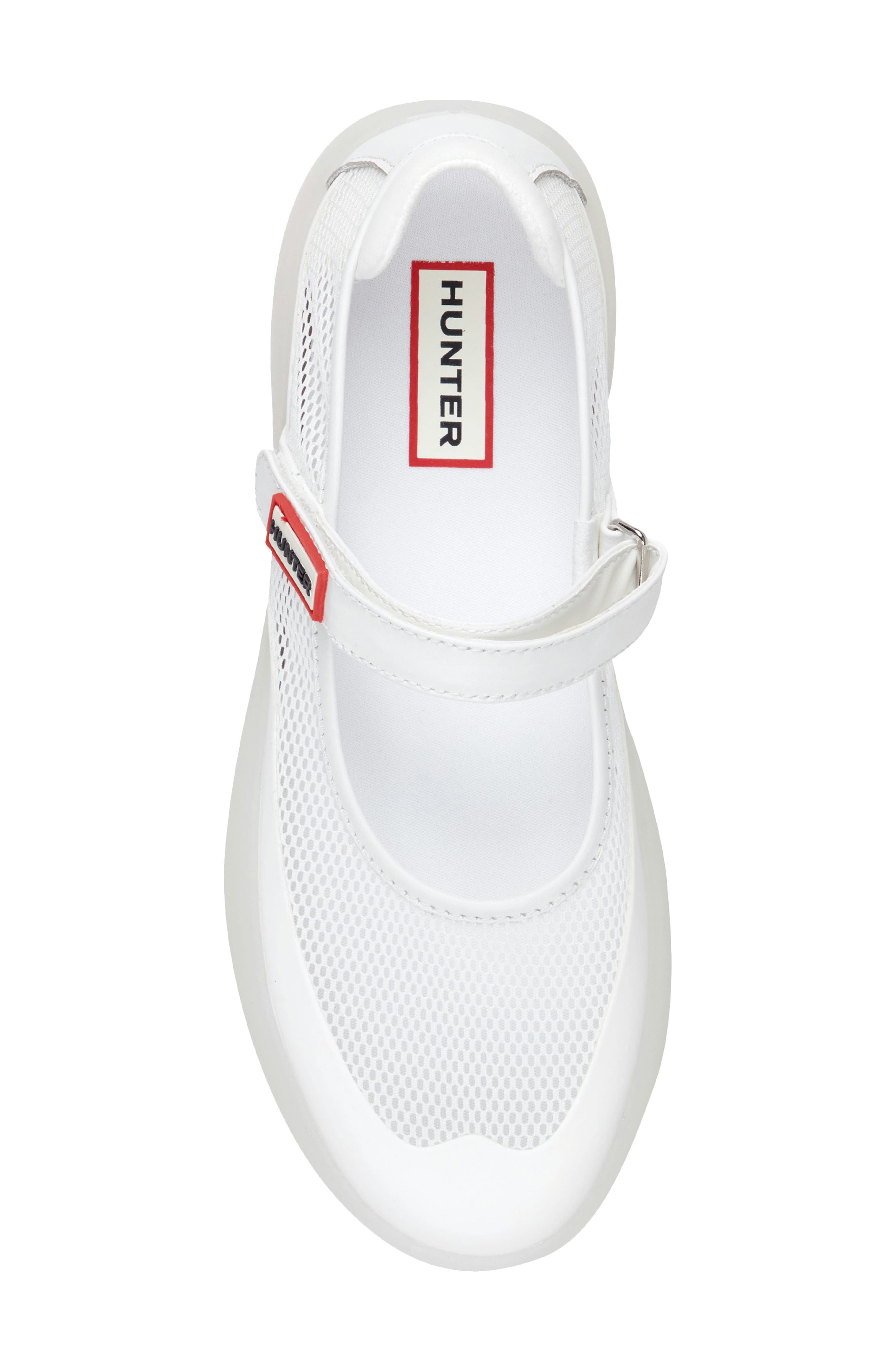 Hunter Mire Mary Jane Sneaker, Alternate, color, White