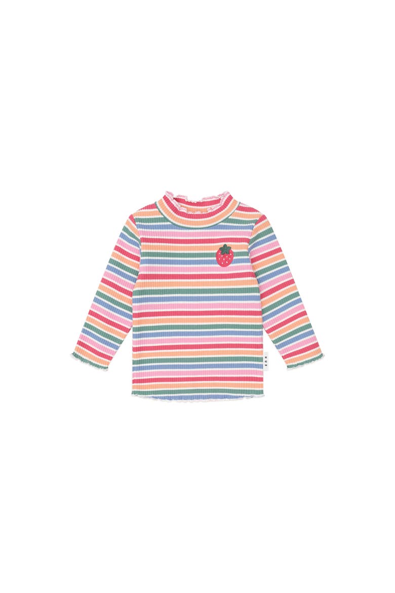 Tutti Frutti Stripe Rib Skivvy, Main, color, Multi