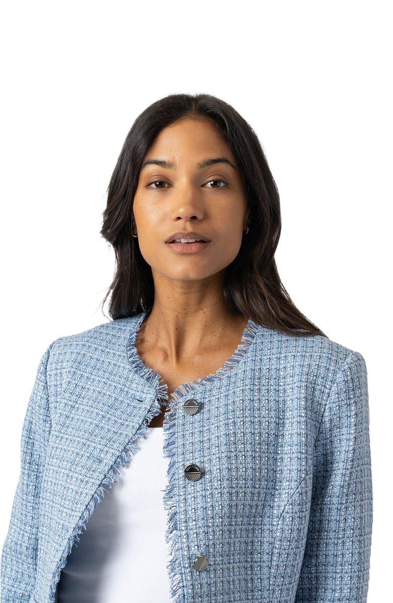Saint + Sofia Ashby Jacket, Alternate, color, Pale Blue