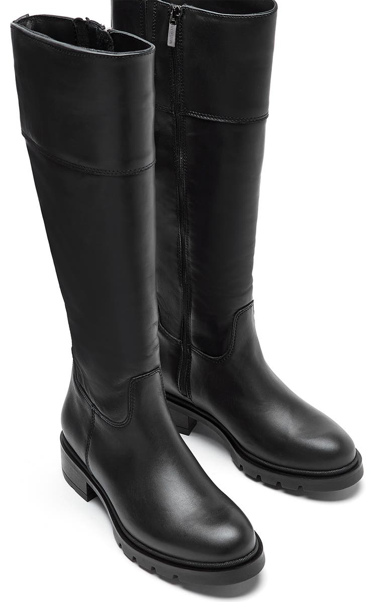 La Canadienne Scottie Waterproof Knee High Boot, Alternate, color, Black Leather